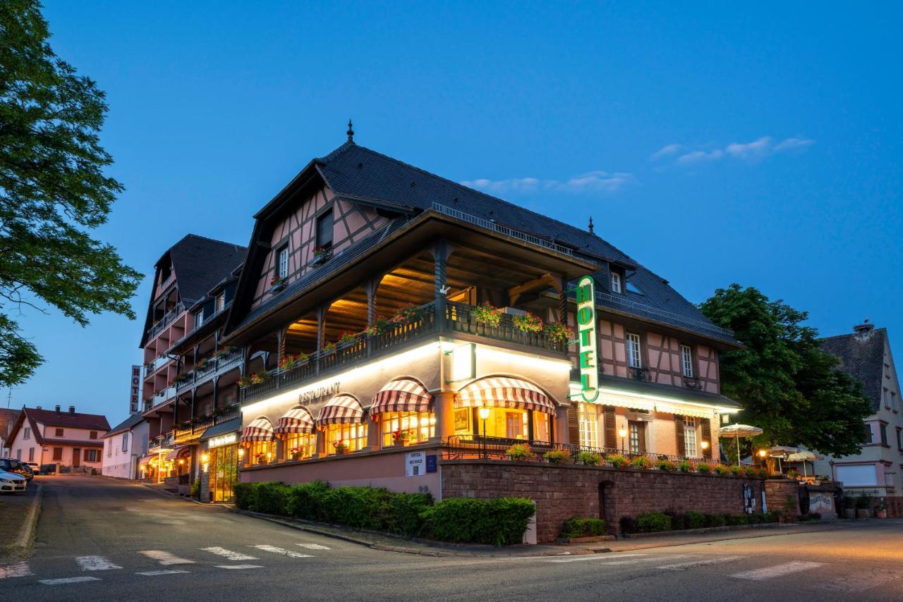 Hotel Munsch Restaurant & Wellness, Colmar Nord - Haut-Koenigsbourg Сент-Ипполит Экстерьер фото